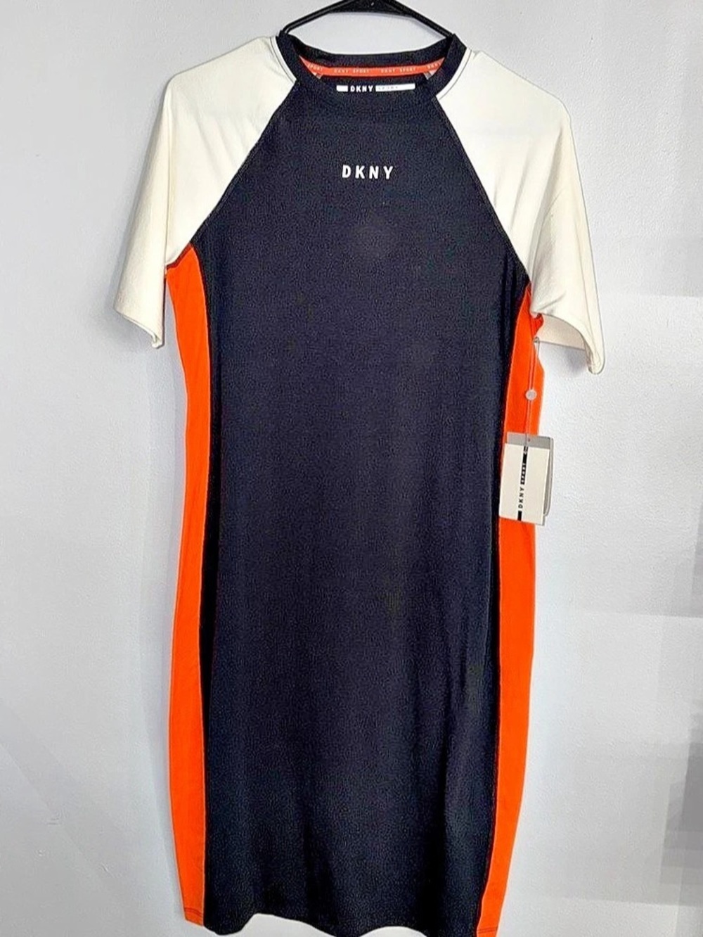 DKNY Color Block Maxi Dress Size Medium NWT